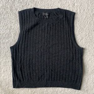Club Monaco Cropped Wool Vest